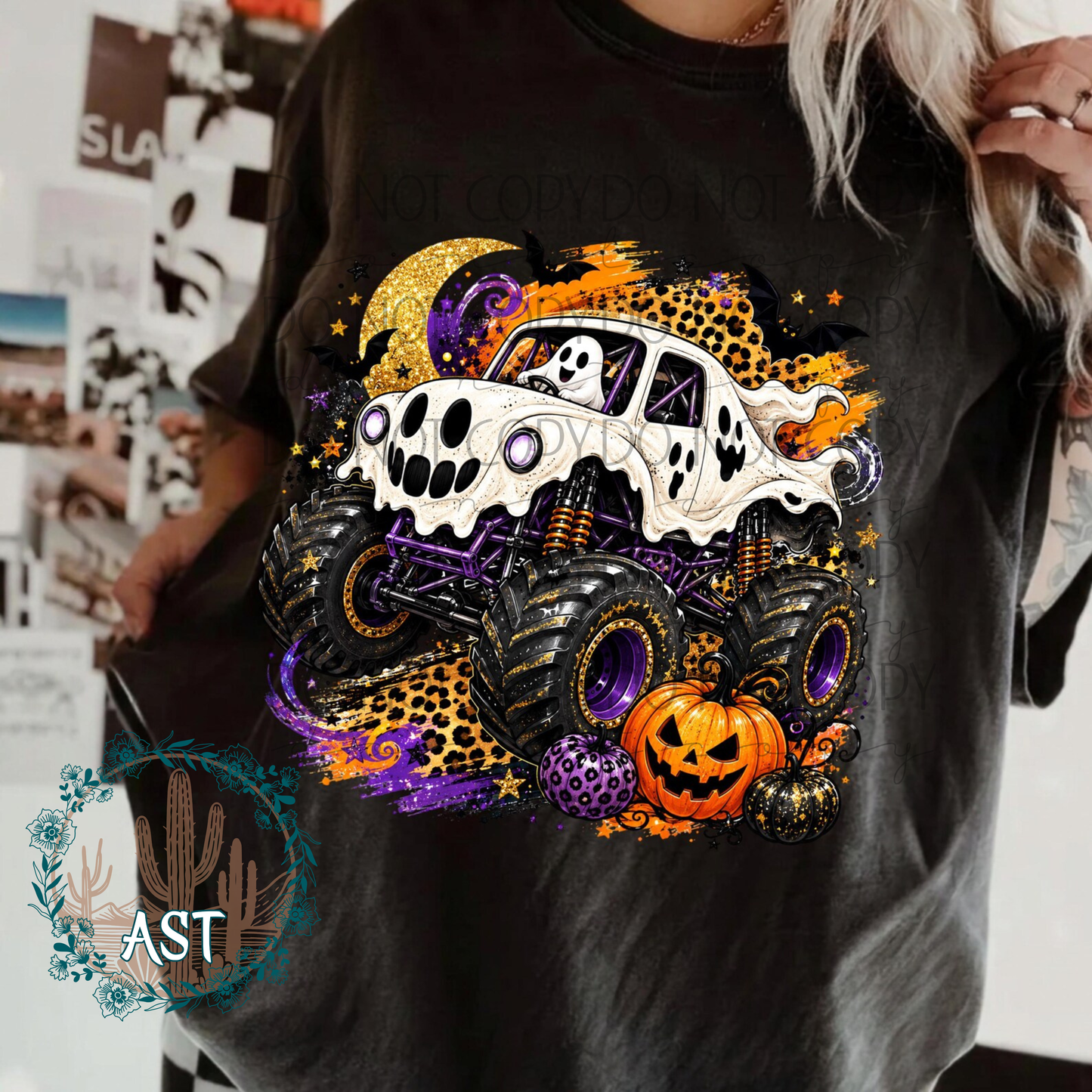 Ghost Monster Truck Tee