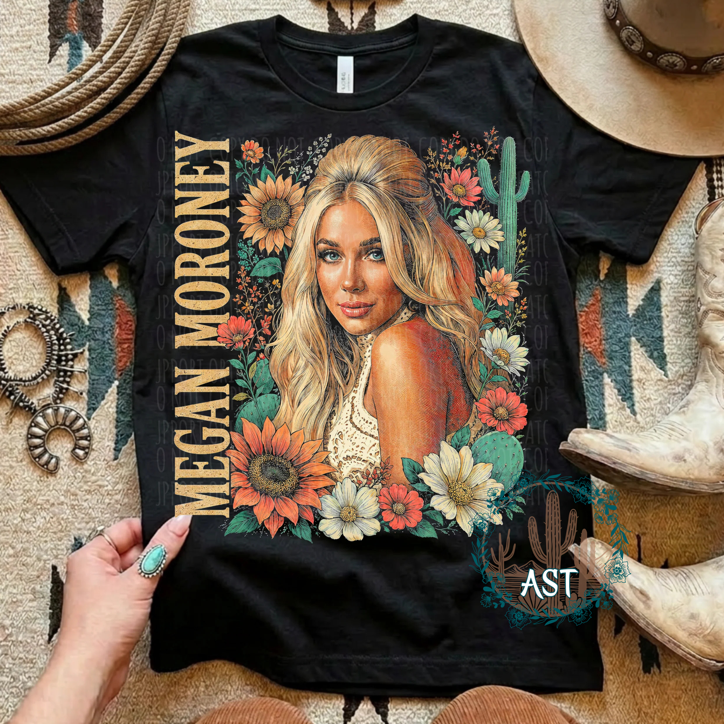 Megan M Floral Tee