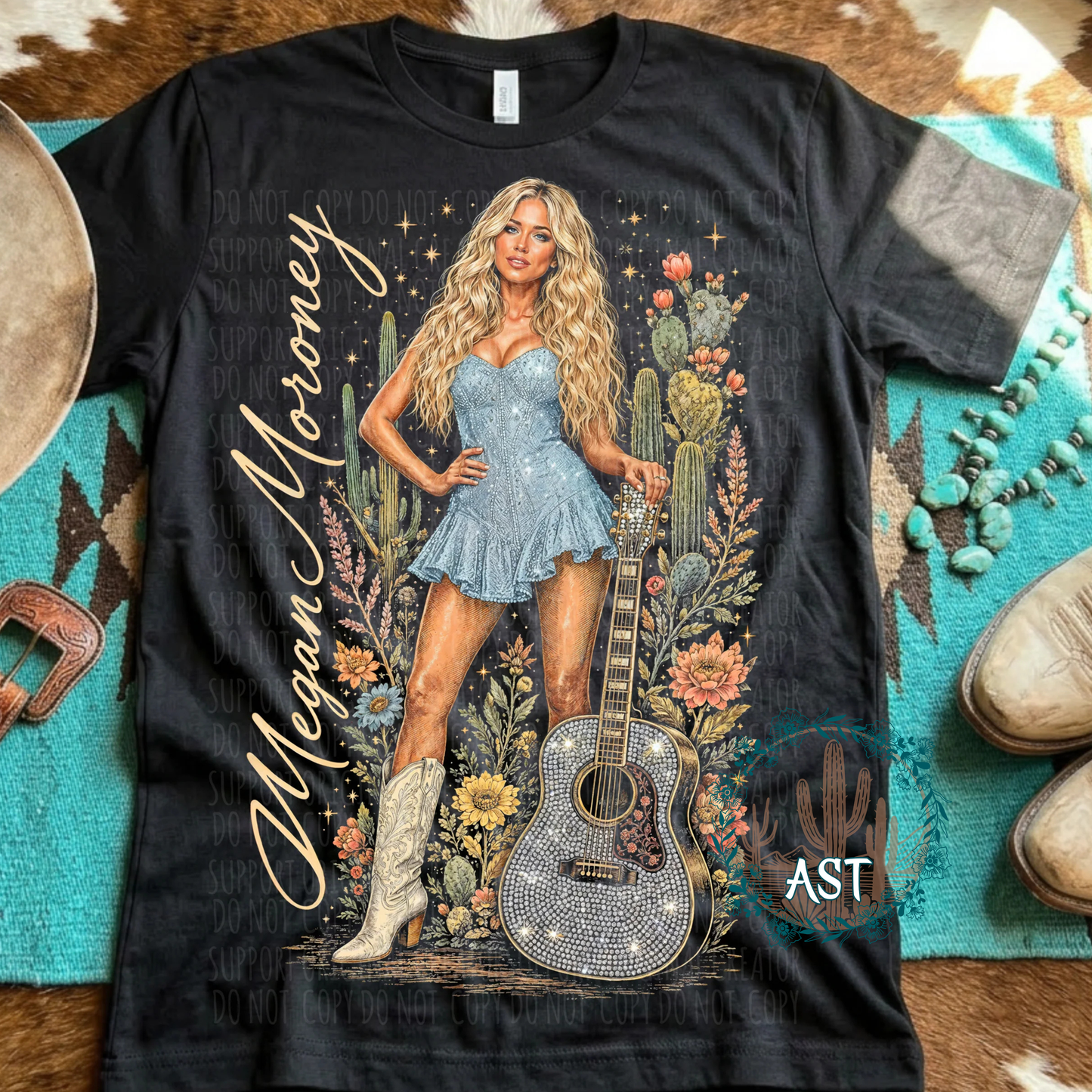 Megan M Guitar Tee