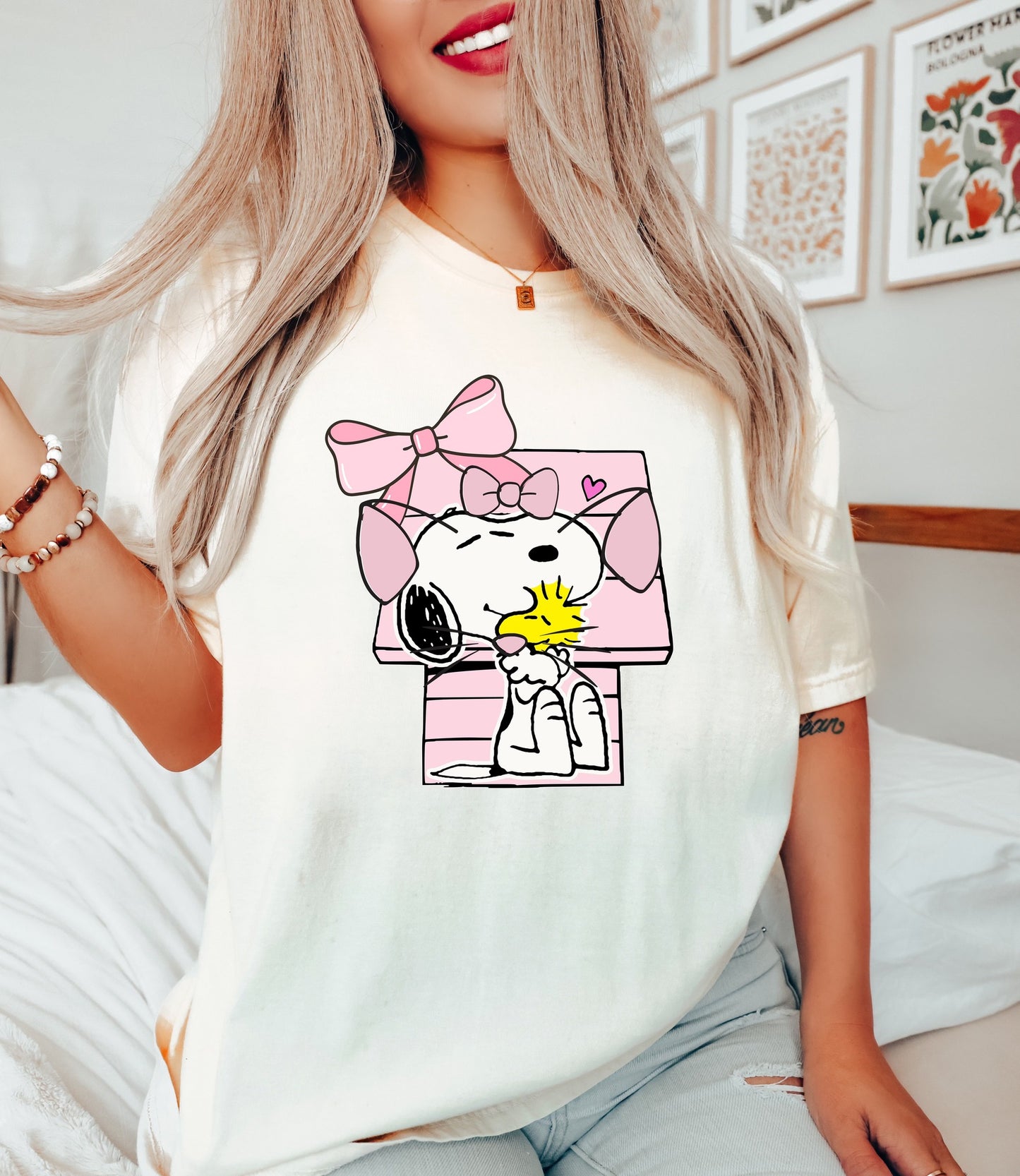 Pink Dog House Tee