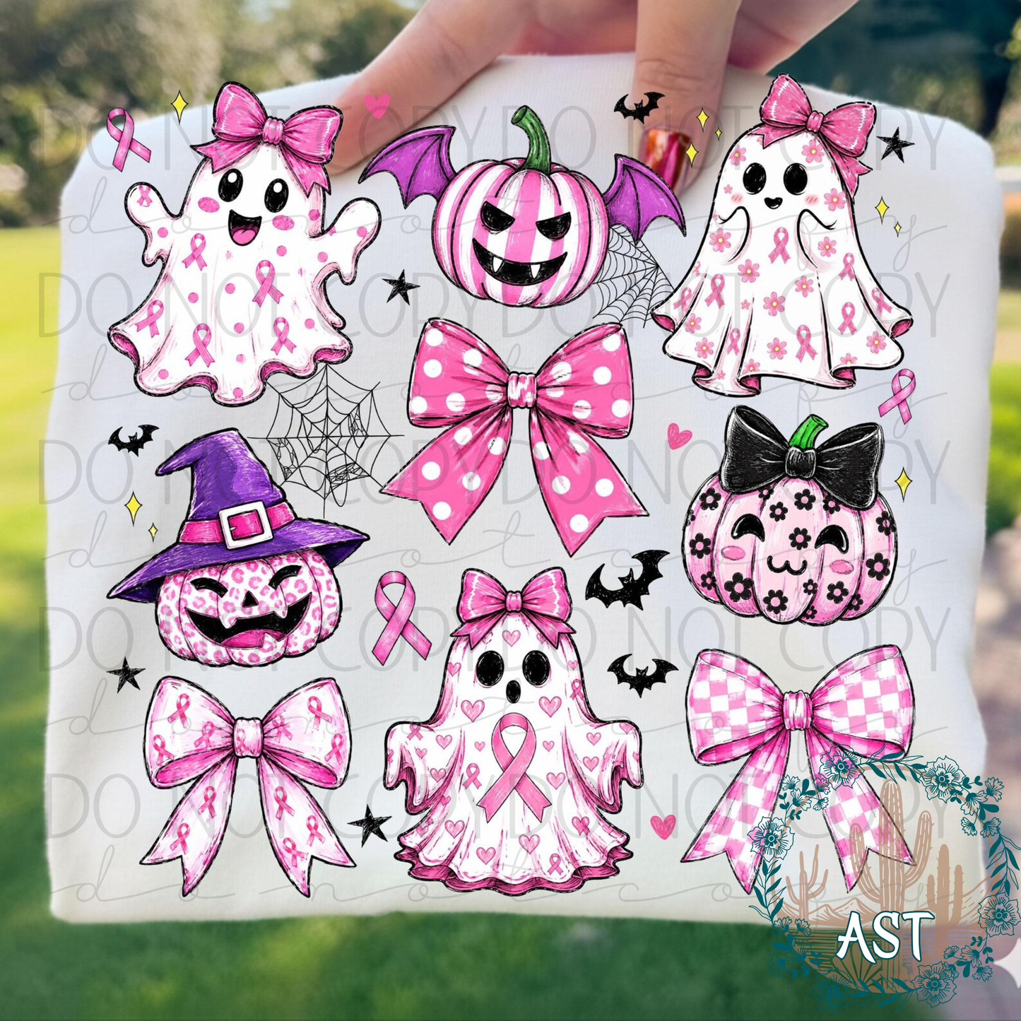 Breast Cancer Halloween Tee