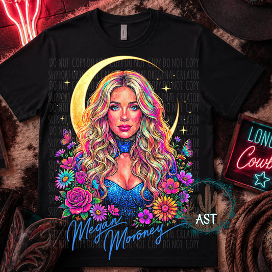 Megan M Neon Tee