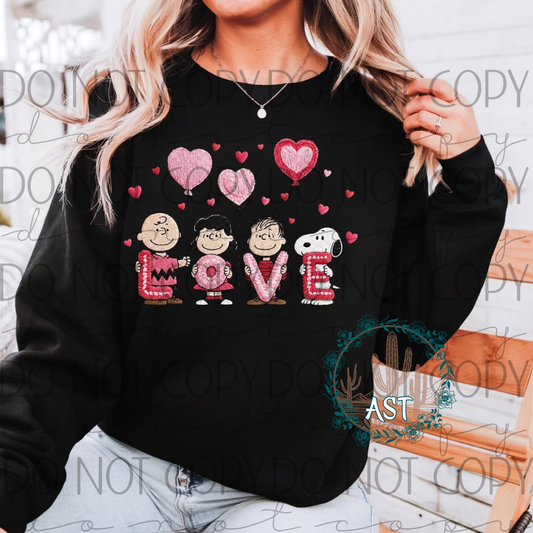 Brown & Friends Valentine Sweater or Tee