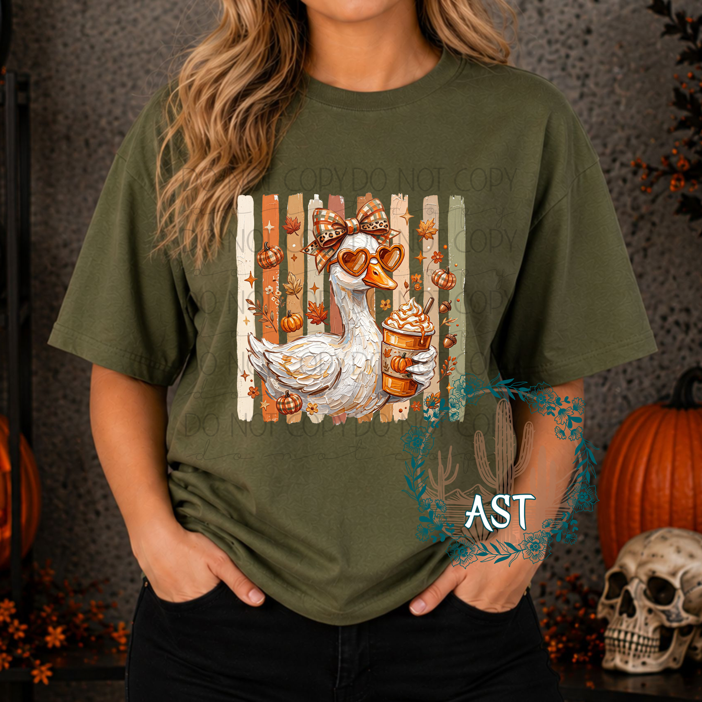 Preppy Fall Goose Tee