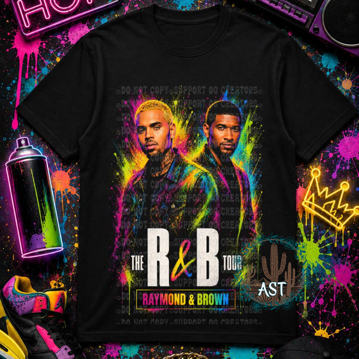 R & B Neon Tee